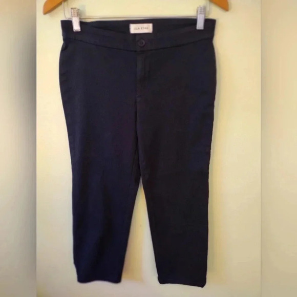 Lila Ryan size‎ 4 navy cropped trouser pants - Picture 1 of 6